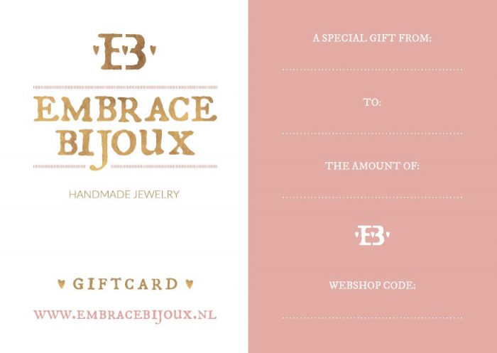 Embrace Bijoux cadeaubon € 10,--8156