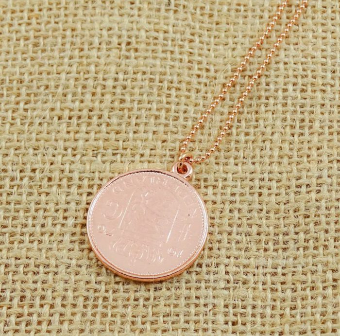 Ketting gulden - rosegoud-8888