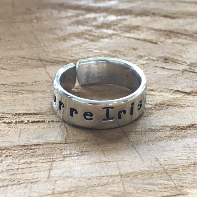 Ring met tekst-9520