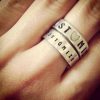 Ring met tekst-7687