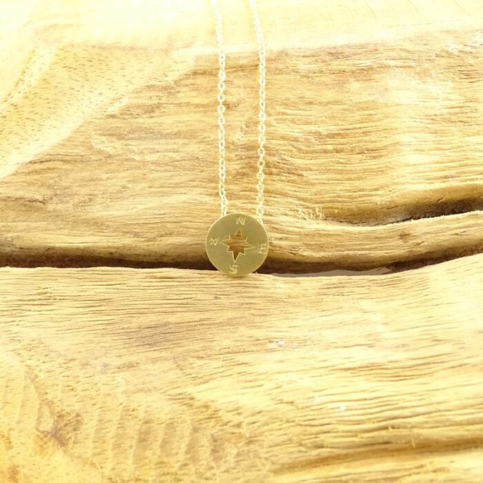 Kompas ketting goud-8944