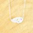 Ketting met veertje zilver