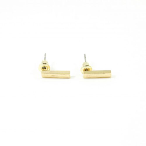 Minimalistische oorbellen goud