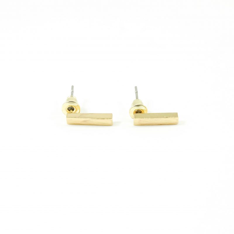 Minimalistische oorbellen goud