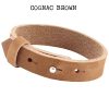 Leren armband met tekst plaatje (verschillende lettertypen & kleuren leer)-8866