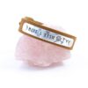 Leren armband met tekst