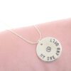 Lange ketting met tekst my one and only wereldbol