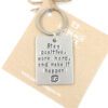 Gepersonaliseerde dleutelhanger met speuk tekst quote sterrenbeeld