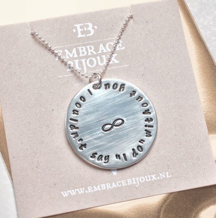 Lange ketting met eigen tekst-8939