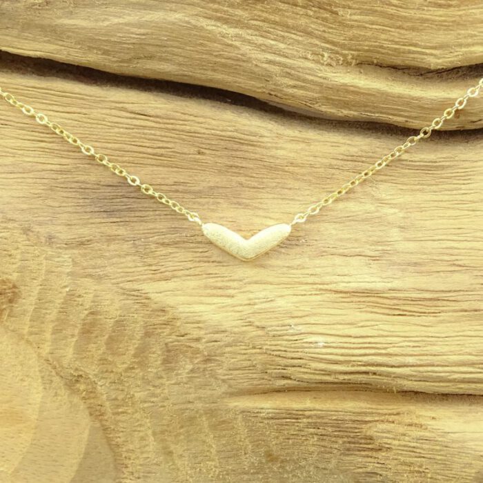 Ketting hartje goud-8833