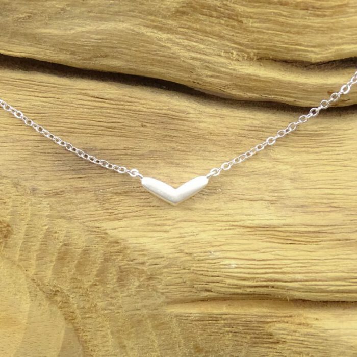 Ketting met hartje zilver