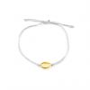 Mix & match kauri schelp armbandje goud-0