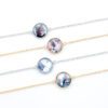 Armbandje met foto rond zilver goud stainless steel staal rvs