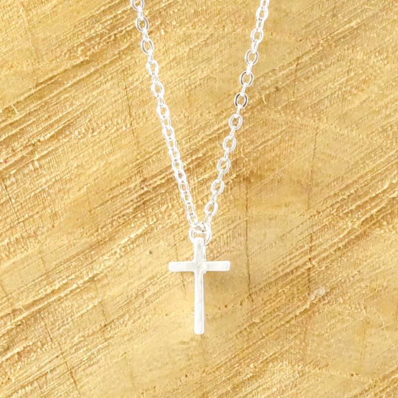 Mentaliteit moeilijk Dezelfde Ketting met kruisje zilver - cross necklace silver plated