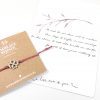 Armbandje klavertje vier wenskaart sterkte cadeau verrassing per post