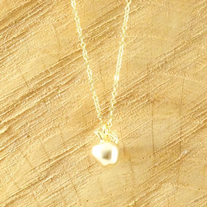 Ketting met appeltje goud