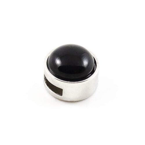 Edelsteen slider - Zwarte onyx-0