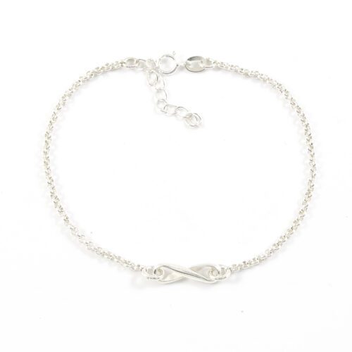 925 zilver infinity armbandje sterling silver oneindigheid lemniscaat armbandje