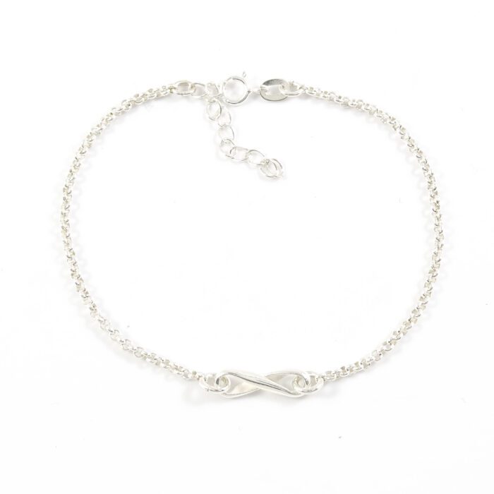 925 zilver infinity armbandje sterling silver oneindigheid lemniscaat armbandje