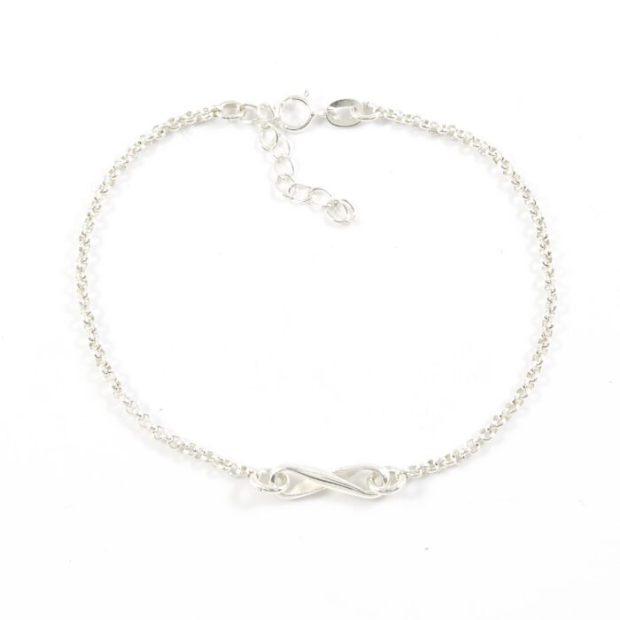 925 zilver infinity armbandje sterling silver oneindigheid lemniscaat armbandje