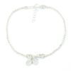 Zilveren infinity armbandje met letters