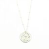 Ketting met namen 925 zilver - zilveren kettinkje met 3 namen