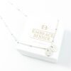Ketting met letters zilver 925 zilveren kettinkje met letter initiaal