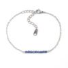 Armbandje met saffier edelsteen - Stainless steel