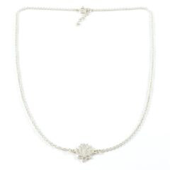 Lotus ketting 925 zilver zilveren kettinkje met lotusbloem