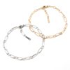 Mix & match basis armbandje zilver of goud stainless steel - armbandjes combineren