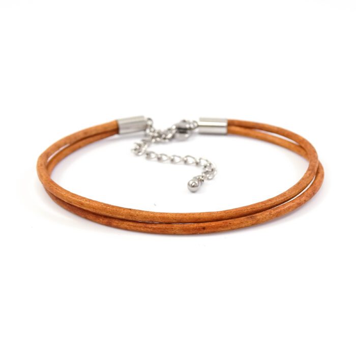 Basic armbandje leer bruin