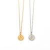 Ketting yin yang zilver of goud stainless steel