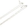 Kettinkjes zilver stainless steel