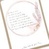 Wenskaart met gedicht voor dochter van moeder