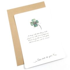 Wenskaart met gedicht Succes