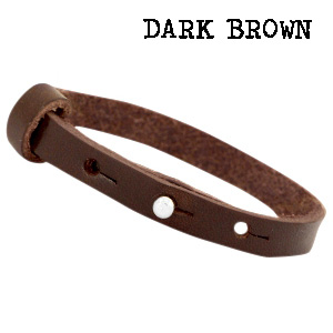 dark bruin armband leer donker bruin leren armband