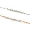 Armbandje labradoriet edelsteen kralen - goud of zilver stainless steel