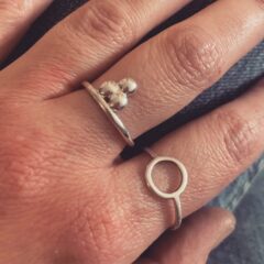 Minimalistische zilveren ringen 925 zilver