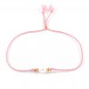 Parel armbandje - roze & goud - subtiel zoetwater parel armbandje