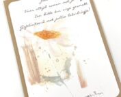 Wenskaart met gedicht Boterbriefje - Trouwen - huwelijk - bruiloft kaart