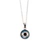 Ketting met iris foto - kettinkje met foto oog - zilver of goud stainless steel