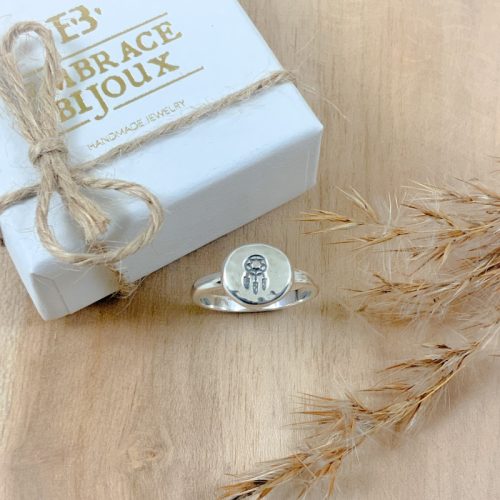 Ring dromenvanger 'chase your dreams' - dreamcatcher ring - zilveren ringen