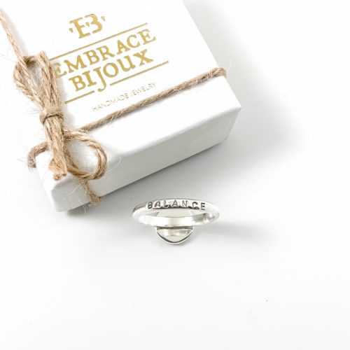 Ring yin yang - balance - 925 zilveren ring
