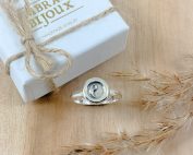 Ring yin yang balance - 925 zilveren ring met symbool