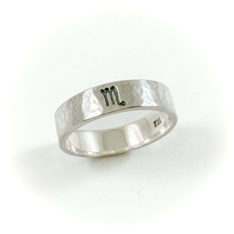 Ring met sterrenbeeld 925 zilver