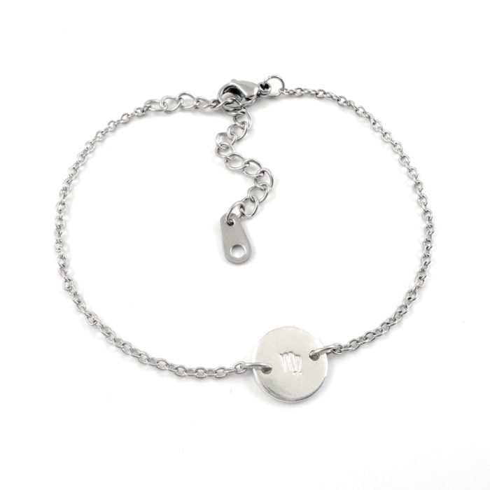 Sterrenbeeld armbandje zilver stainless steel