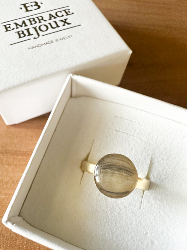 Ring met vacht huisdier - 925 zilver goud verguld - Afbeelding 6